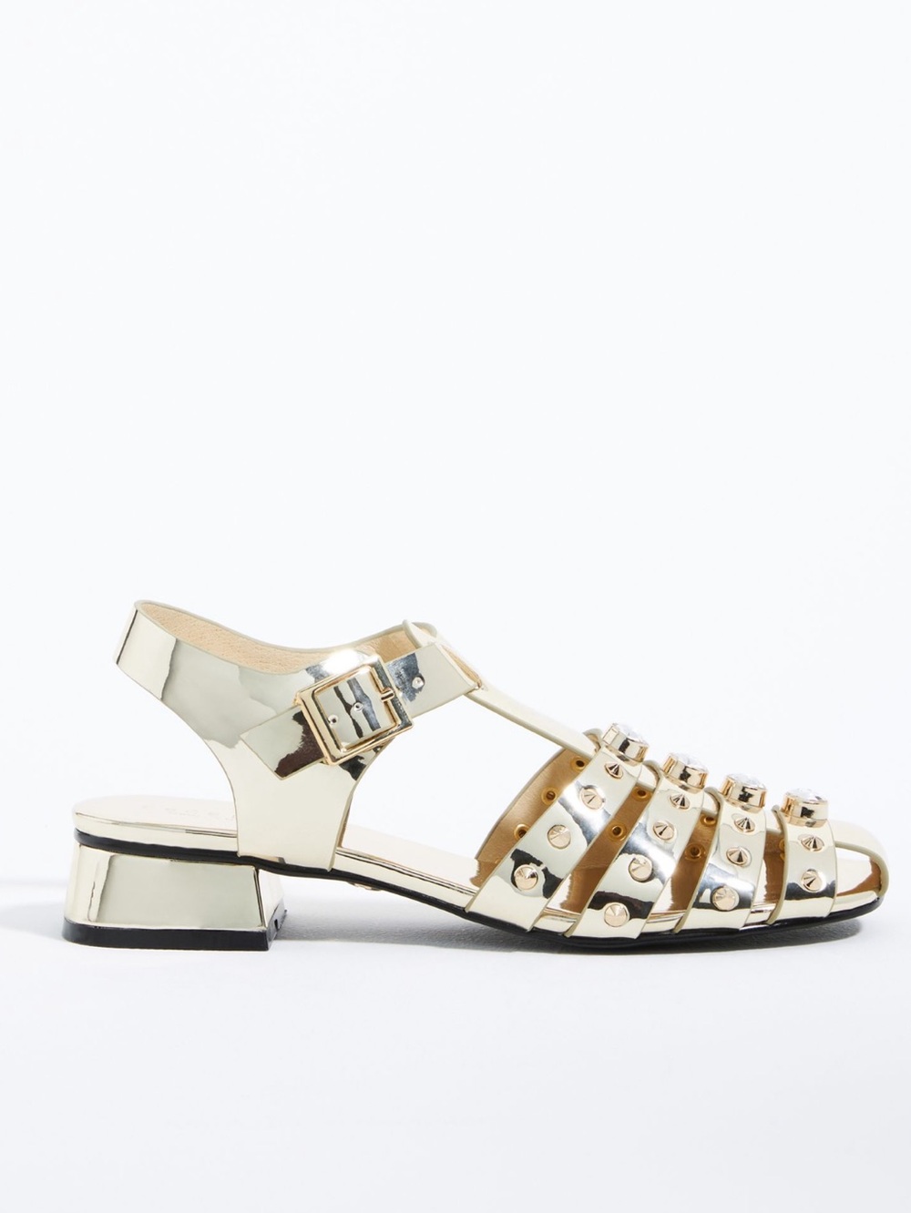 Cecelia New York Gigi Embellished Fisherman Flats Size 8